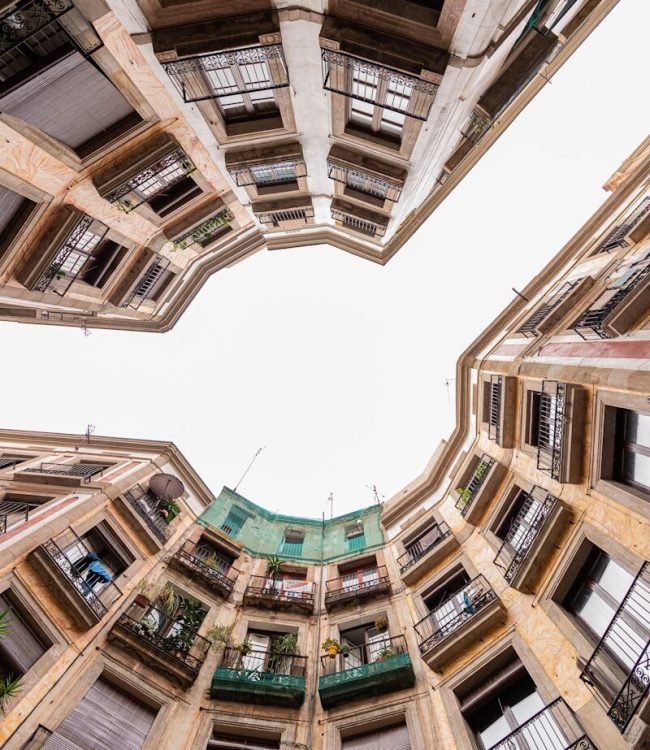 brown and white concrete building